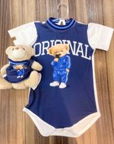 Body Blusa Manga Curta Infantil Menino masculino YohLord Marinho Yoyo
