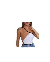 Body Blusinha Feminino Um Ombro Com Bojo Anarruga Body Blusinha Feminino Um Ombro Com Bojo Anarruga