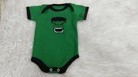 Body Bodie Incrivel Hulk Vingadores bordado Infantil Maj044 BM