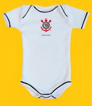 Body Bori Bebê Infantil Corinthians Time de Futebol Oficial Licenciado Torcida Baby