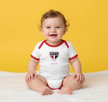 Body Bori Bebê Infantil São Paulo Time de Futebol Oficial Licenciado Torcida Baby