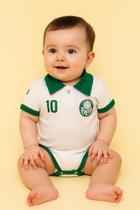 Body Bori Bebê Palmeiras Camisa Polo Oficial Torcida Baby