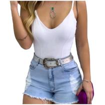 Body Bory Feminino Alcinha moda verão/Tecido Suplex Romantic Body Bory Feminino Alcinha moda verão/Tecido Suplex Romantic