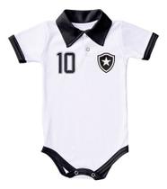 Body Botafogo Bebe Recem Nascido Branco Ou Rosa Oficial Nf - Branco - P (0-3 meses)