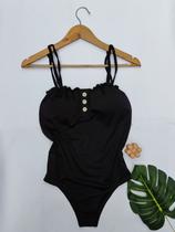 Body Botao Madreperola Blusa Feminina