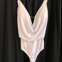 Body Branco Decotado