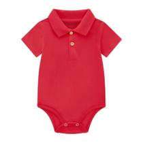 Body Brandili Baby Polo Básico De Malha Body Brandili Baby Polo Básico De Malha