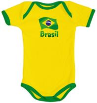 Body Brasil Baby Torcedor Menino e Menina Torcida Baby Tamanho:GGCor:Amarelo Body Brasil Baby Torcedor Menino e Menina Torcida Baby Tamanho:GGCor:Amarelo