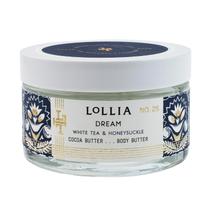 Body Butter LOLLIA Dream White Tea & Honeysuckle 160ml para mulheres Body Butter LOLLIA Dream White Tea & Honeysuckle 160ml para mulheres
