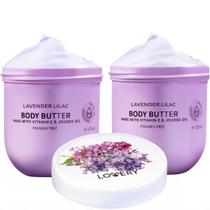 Body Butter LOVERY Lavender Lilac 360ml com óleo de jojoba e vitamina E Body Butter LOVERY Lavender Lilac 360ml com óleo de jojoba e vitamina E