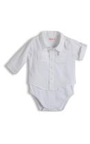 Body Camisa Batizado Branco Green Body Camisa Batizado Branco Green