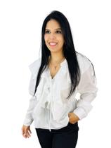 Body Camisa Boho Babados 1488