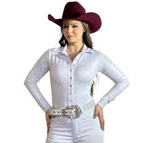 Body Camisa Cirrê Branco Diamond Moda Country Brilhos Strass Texas Ranch Jeans Body Camisa Cirrê Branco Diamond Moda Country Brilhos Strass Texas Ranch Jeans
