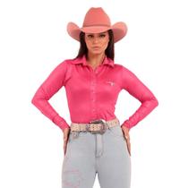 Body Camisa Cirrê Pink Bordado Branco Moda Country Modelador Cowgirl Miss Texas Ranch Jeans Oficial