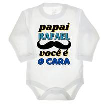 Body/Camiseta papai você é o cara com nome personalizado