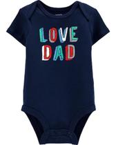 Body Carter's Love Dad” azul marinho 12 meses Body Carter's Love Dad” azul marinho 12 meses