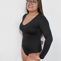 Body Casual Blusa Feminina Manga Longa Com Forro e Fecho em Suplex Romantic Body Casual Blusa Feminina Manga Longa Com Forro e Fecho em Suplex Romantic