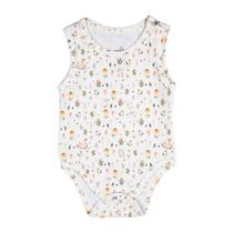 Body Cavado Botão Ombro - Bibe