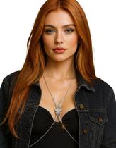 Body Chain Borboleta Crystal Fashion