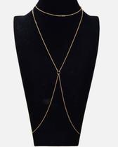 Body chain corrente de corpo colar corporal Ouro e Prata Body chain corrente de corpo colar corporal Ouro e Prata