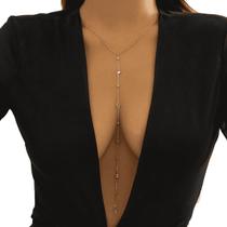 Body Chain Corrente de Corpo Sexy Strass Dourada ou Prateado