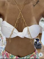 Body Chain Dourado com Franjas Body Chain Dourado com Franjas