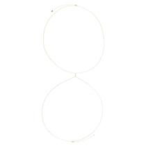 Body chain naomi zircônia folheado a ouro 18k Body chain naomi zircônia folheado a ouro 18k