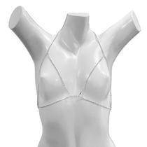 Body Chain Prata Strass Cintilante Body Chain Prata Strass Cintilante