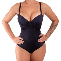 Body Cinta Com Bojo Modelador Compressão Redutora Vi Lingerie