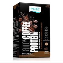 Body Coffee Protein 150gr 10 Saches 15gr Sabor Cacau Equaliv