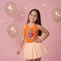 Body Collant dos Rosa Tropa Emily Vick Grupo Desenho Cor:LaranjaTamanho:12