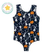 Body Collant Infantil Preto de Halloween Body Collant Infantil Preto de Halloween