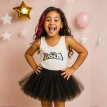 Body Collant Infantil Tropa dos Rosa Emilly Vick Body Collant Infantil Tropa dos Rosa Emilly Vick
