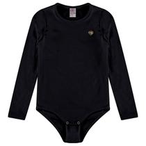 Body Collant Térmico Infantil Ultra Comfort Preto Costão