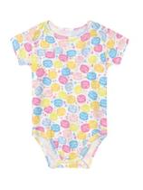 Body Com Aroma Manga Curta Bebê Unissex Marisol