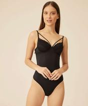 Body Com Bojo Renda Strappy Alças Finas Marisa-52025 Body Com Bojo Renda Strappy Alças Finas Marisa-52025