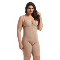 Body com Pernas e Zíper Mondress 845RE Plus Size - Alta Compressão