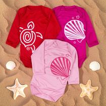 Body com Proteção UV50+ para Bebê Menina - Ideal para Verão