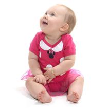 Body com Saia Bebe Minnie Rosa - Tamanho GG (de 9 a 12 meses) - 92027- Sulamericana Body com Saia Bebe Minnie Rosa - Tamanho GG (de 9 a 12 meses) - 92027- Sulamericana