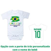 Body Convocado Copa do Mundo Personalizado