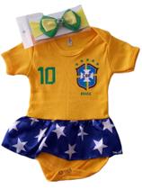Body copa bebê com laço