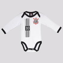 Body Corinthians Infantil Camisa 10 Branco - Spr