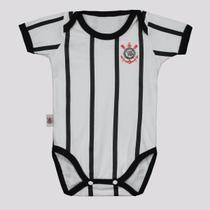 Body Corinthians Jogo Infantil Branco Body Corinthians Jogo Infantil Branco