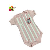 Body Corinthians Rosa Futebol Baby 100% Algodão Infantil Menina Body Corinthians Rosa Futebol Baby 100% Algodão Infantil Menina