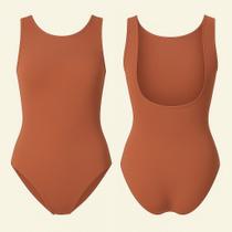 Body Costas Nua Elegante Collant