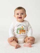 Body Cotton Infantil Para Bebê - OFF WHITE Body Cotton Infantil Para Bebê - OFF WHITE