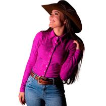 Body Country Feminina Com Strass Manga Longa Zoe Western New