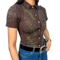 Body Country Feminino Pedraria Em Strass Minuty Country Body Country Feminino Pedraria Em Strass Minuty Country