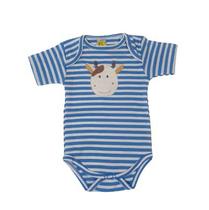 Body creep baby estampado menino g veste 06 a 09 meses