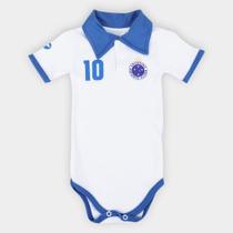 Body Cruzeiro Polo Roupa Bebê Camisa Manto Baby Oficial
